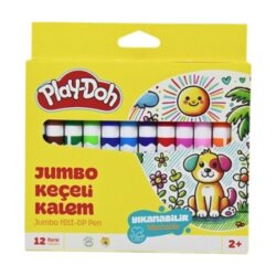 Play Doh 12'li Jumbo Keçeli Kalem 6 MM - Play-Doh