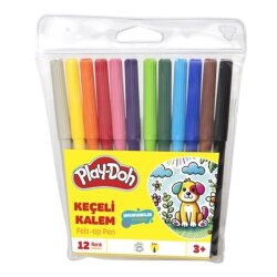 Play Doh Keçeli Kalem 12 Renk 2 MM (PVS) Paket - Play-Doh