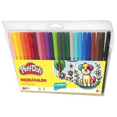 Play Doh Keçeli Kalem 24 Renk 2.MM(PVC) - 1