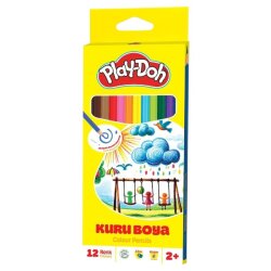 Play Doh Kuru Boya Tam Boy 12 Renk - Play-Doh