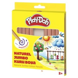 Play Doh Naturel Üçgen Jumbo Kuru Boya 12 Renk - Play-Doh