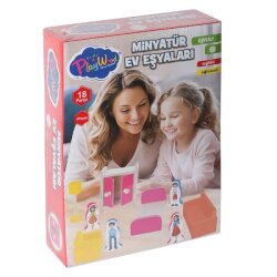 Play Wood Ahşap Oyuncak Minyatür Ev Eşyaları Aksesuarları - PlayWood-Onyıl