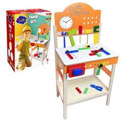 Play Wood Ahşap Oyuncak Tamir Seti 31 Parça - PlayWood-Onyıl