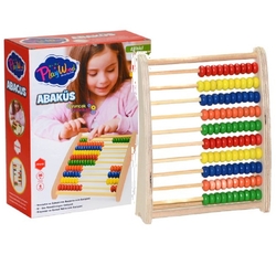 Play Wood Eğitici Ahşap Abaküs 6 Renk - PlayWood-Onyıl