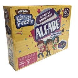 Play Wood Eğitici Ahşap Alfabe- Puzzle 60 Parça - 3