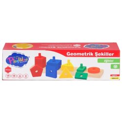 Play Wood Eğitici Ahşap Oyuncak Geometrik Şekiller - PlayWood-Onyıl