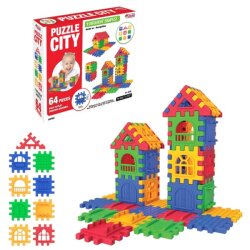 Puzzle City 64 Parça - DEDE