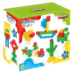 Rocket Bloklar 64 Parça - Pilsan