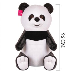 Romantik Büyük Oyuncak Peluş Panda Kalpli 100 Cm - Selay