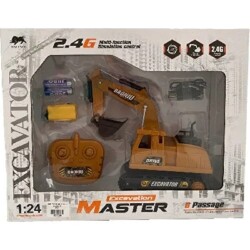 Şarjlı Uzaktan Kumandalı Full Foksiyonlu Büyük Excavator İş Makinesi Dozer Kepçe 1:20 - Gepet Toys