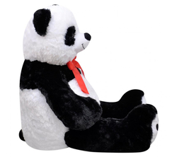 Selay Oyuncak Büyük Boy Sarılmalık Pufidik Salaş Peluş Panda 1 Metre - 4