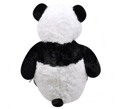 Selay Oyuncak Büyük Boy Sarılmalık Pufidik Salaş Peluş Panda 1 Metre - 6