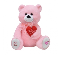 Oyuncak Kalp Tutan Peluş Ayıcık Yumoş Ayı 47 Cm - 3