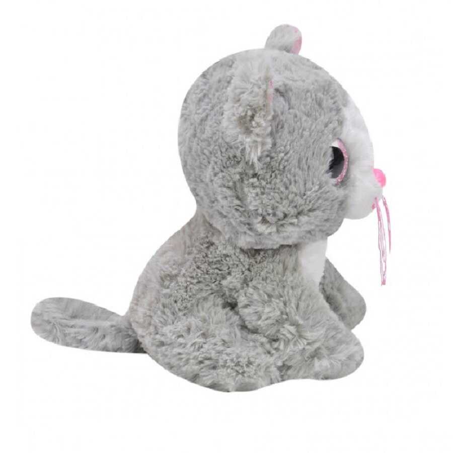 Selay Oyuncak Tombik Minik Peluş Kedi 17 Cm Peluş Kedi Selay