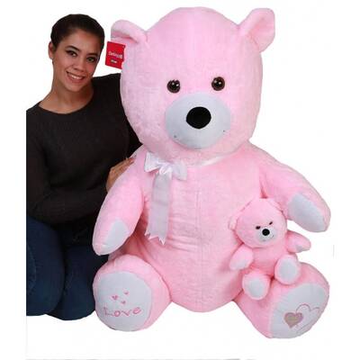 Selay Peluş Oyuncak Yavrulu Ayı 100 cm 35 Yavrusu - 3
