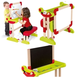 Smoby Yazı Tahtası Çift Taraflı Sandalyeli Modulo Space Desk 028112 - 1