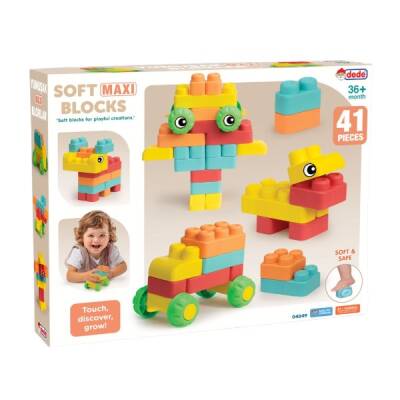 Soft Maxi Bloklar -Yumuşak ve Renkli 41 Parça Oyun Seti - 1