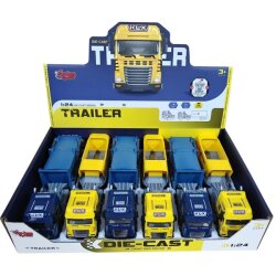 Sürtmeli Oyuncak Tır Die-Cast Işıklı ve Sesli Kapalı Kasa Tır - Vardem Oyuncak