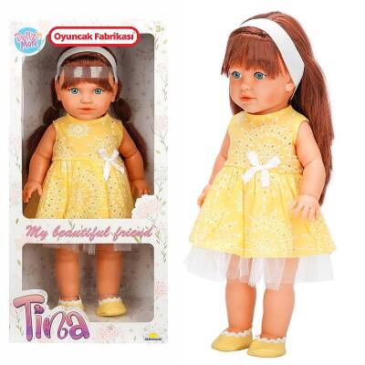 Tina Party Oyuncak Et Bebek 45 cm Şık Elbiseli - 3
