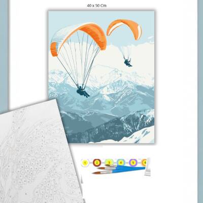 Tuval Sayılarla Boyama 40x50 Cm - 1