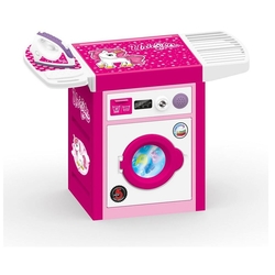 Unicorn Oyuncak Çamaşır Makinesi ve Ütü Seti Sesli Pembe - 3