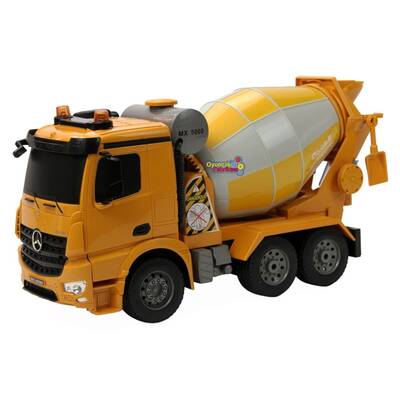 Uzaktan Kumandalı Full Fonksiyonlu Şarjlı 1:20 Beton Mikseri Mercedes Benz Arocs - 3