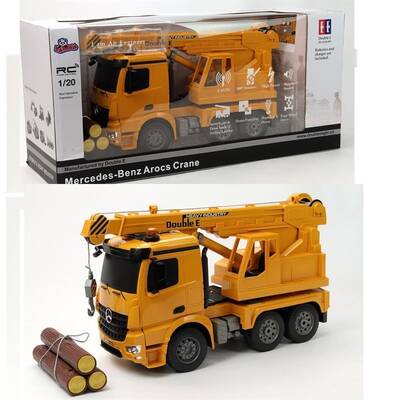 Uzaktan Kumandalı Full Fonksiyonlu Şarjlı 1:20 Vinç Mercedes Benz Arocs - 2