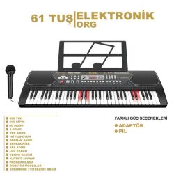 Vardem 61 Tuş Dijital Ekranlı Büyük Elektronik Org - Vardem Oyuncak