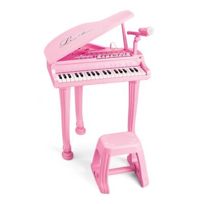 Vardem Baoli Mikrofonlu 37 Tuşlu Mp3 Çalar Büyük Pembe Piyano - 2