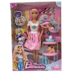 Vardem Kutulu Pet Shop Oyuncak Bebek Set 30 Cm - Vardem Oyuncak