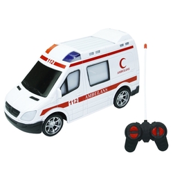 Vardem Miajima Oyuncak Uzaktan Kumandalı Full Foksiyon Ambulans Arabası Işıklı - 2
