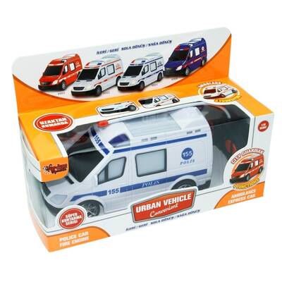 Vardem Oyuncak Uzaktan Kumandalı Full Foksiyon Polis Arabası Işıklı - 2