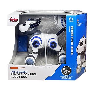 Vardem Uzaktan Kumandalı Full Fonksiyon Şarjlı İnteraktif Robot Köpek 29 cm Hareket Algılama Işıklı Müzikli - 1