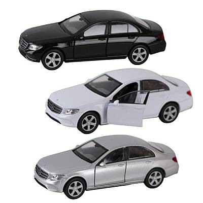 Welly Mercedes-Benz E-Class 1:38 Çek Bırak Diecast Metal Model Araba - 1