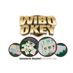 Wibo Büyük Boy Kaliteli Plastik Okey Takımı Melamin Taşlı 43 Cm ( Fildişi Taş Rengi ) - 4