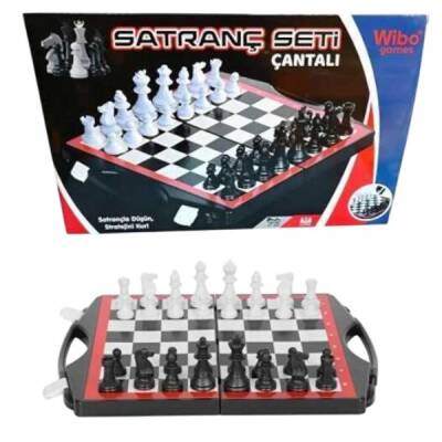 Wibo Çantalı Büyük Boy Satranç Takımı Okul Tipi Satranç Takımı - 1