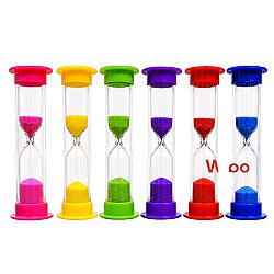 Wibo İthal Kum Saati 3 Dakikalık 9 Cm Plastik 3'lü Set Eğitici Zamanlayıcı - 2