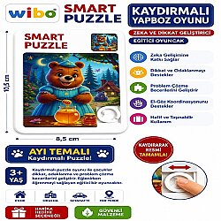 Wibo Kaydırmalı Puzzle Yapboz Oyunu Ayı Temalı Zeka ve Dikkat Geliştirici Eğitici Oyuncak - WİBO