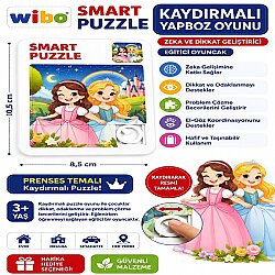 Wibo Kaydırmalı Puzzle Yapboz Oyunu Prenses Temalı Zeka ve Dikkat Geliştirici Eğitici Oyuncak - WİBO
