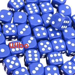 WİBO Okey Zarı 40 Adet Lacivert Renk Okey Oyun Zarı Melamin Okey Zar 16 MM - WİBO