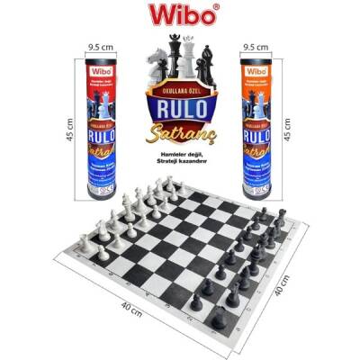 Wibo Okullara Özel Rulo Satranç Takımı Çantalı Satranç (Taşıma İpli) - 2