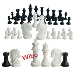 Wibo Plastik Satranç Piyonu Satranç Taşı ( Şah 7 Cm ) - 3