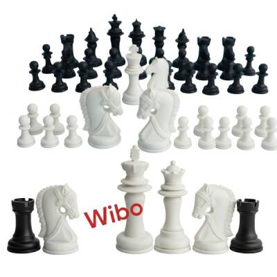 Wibo Plastik Satranç Piyonu Satranç Taşı ( Şah 7 Cm ) - 3