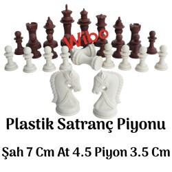 Wibo Plastik Satranç Piyonu Satranç Taşı ( Şah 7 Cm ) - WİBO
