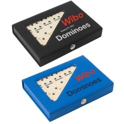 Wibo Standart Boy Çantalı Seramik Kemik Domino Taşı Seti Taş Boyu 4x2 cm - 2