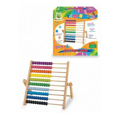 Woodoy Eğitici Ahşap Oyuncak Abaküs - 1