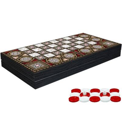 Yenigün Klasik Sedef Tavla Takımı - 2