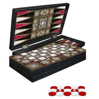 Yenigün Klasik Sedef Tavla Takımı - 1