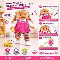 Yürüyen Bebek Oyuncak Mila Şarkıda Söylerim - Vardem Oyuncak