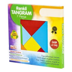 Zekice Montessori Materyali Renkli Tangram - ZEKİCE